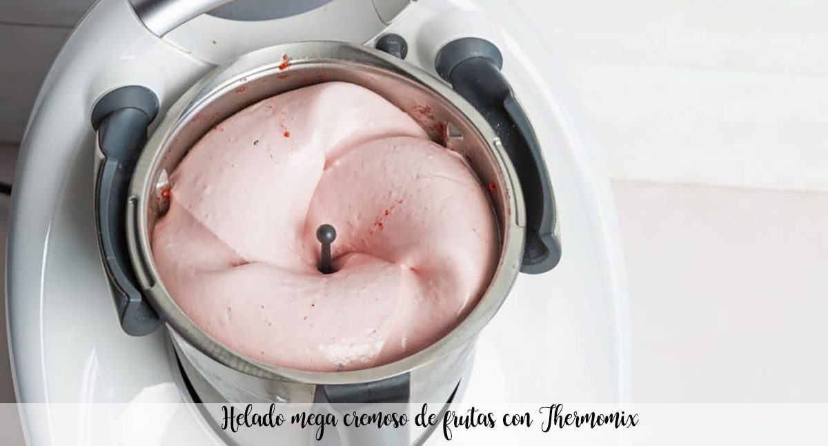 Mega creamy fruit ice cream with Thermomix