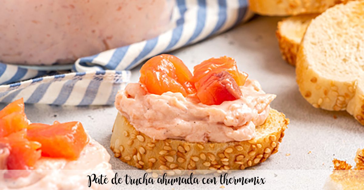 Smoked trout pate with thermomix