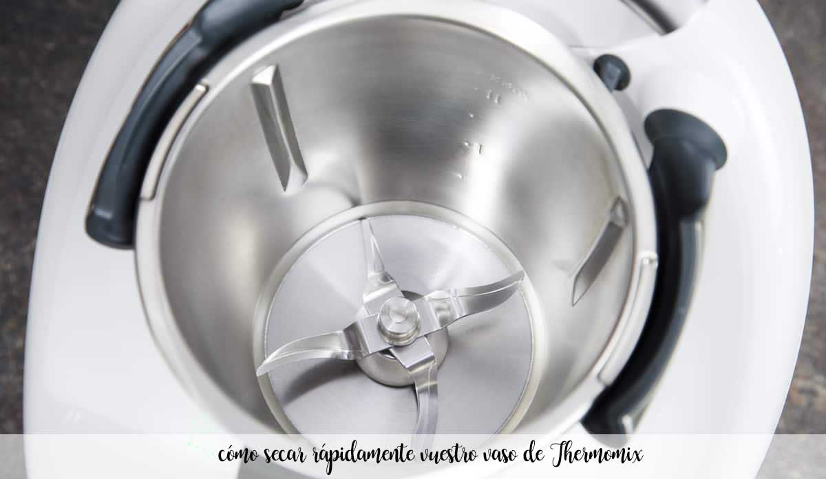 how to quickly dry our Thermomix bowl