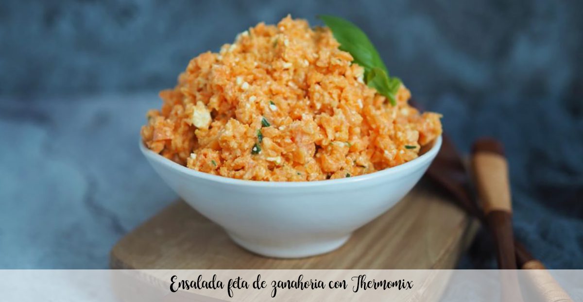 Feta carrot salad with Thermomix