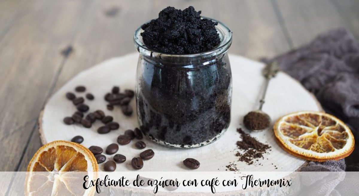 Sugar scrub with coffee with Thermomix