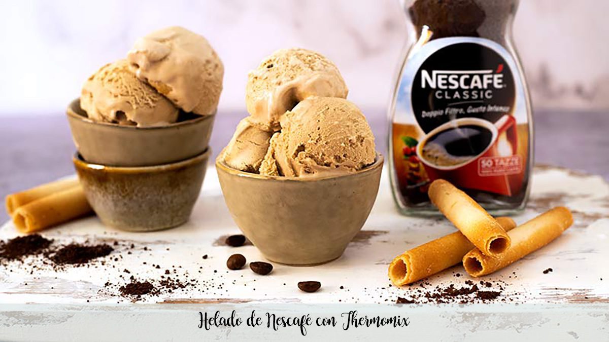 Nescafe ice cream with Thermomix