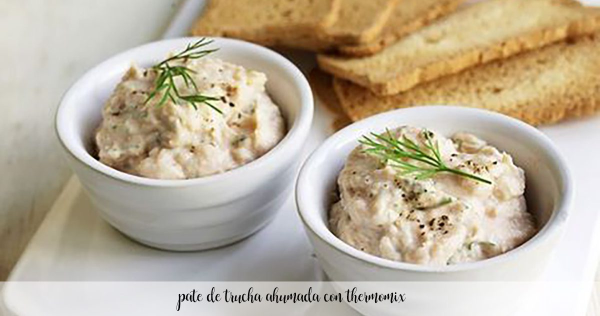 smoked trout pate with thermomix
