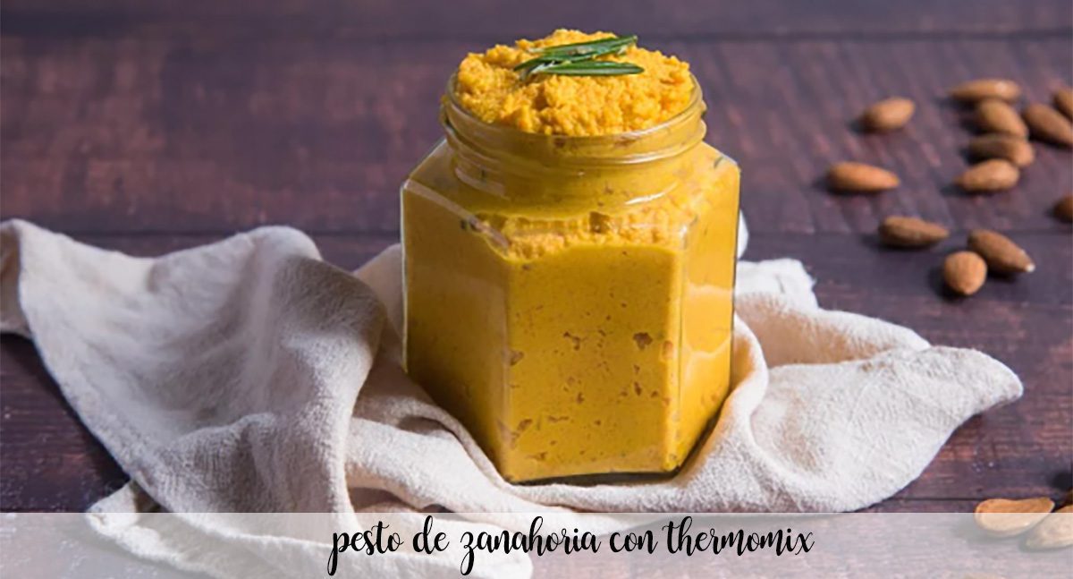 Carrot pesto with Thermomix