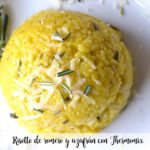 Rosemary and saffron risotto with Thermomix
