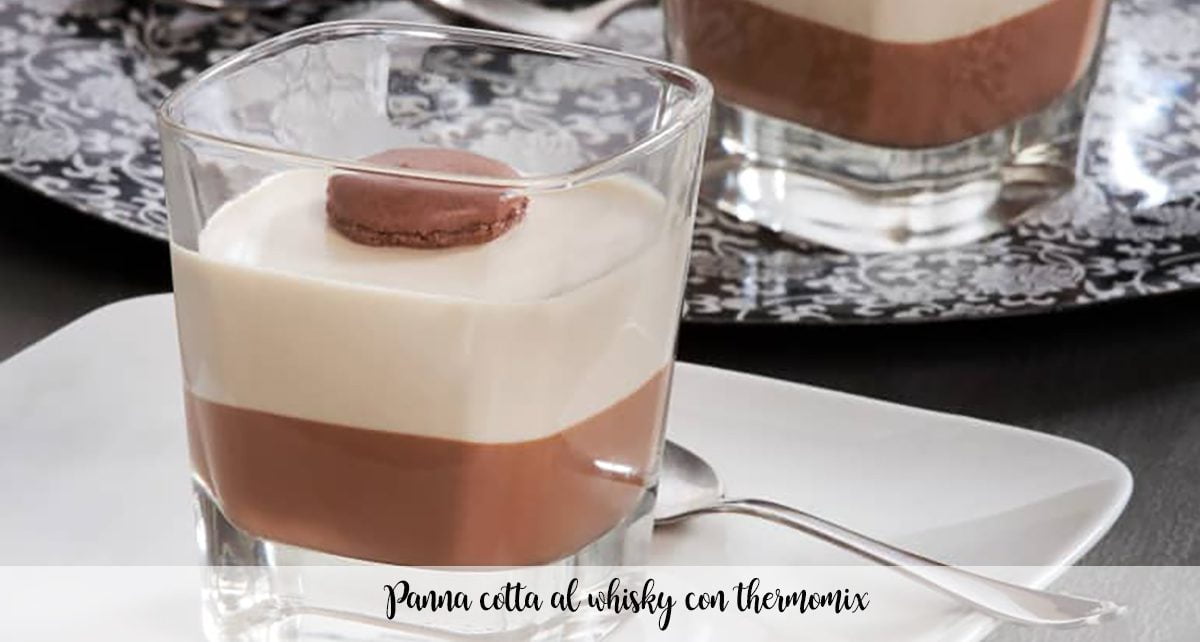 Whiskey panna cotta with thermomix