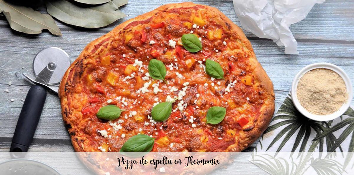 Spelled pizza in Thermomix