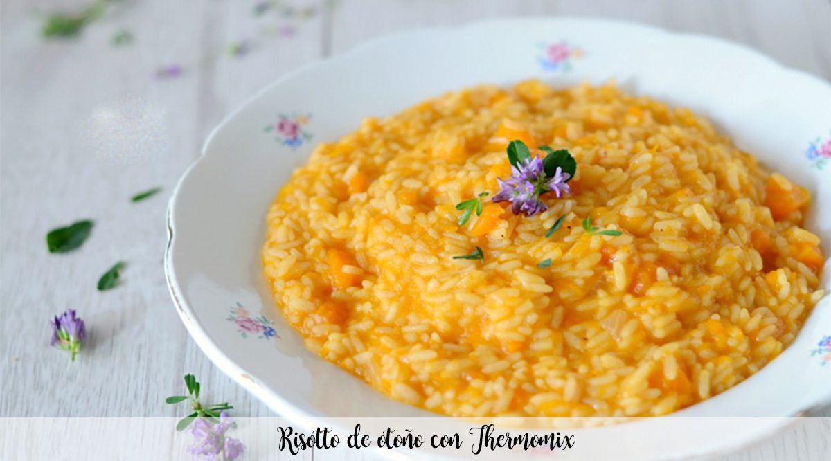 Autumn risotto with Thermomix