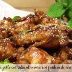 Chicken wings with vermouth sauce with air fryer – air fryer