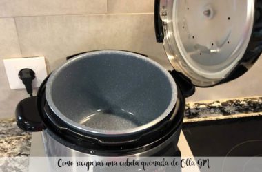 How to recover a burnt bucket from a GM cooker