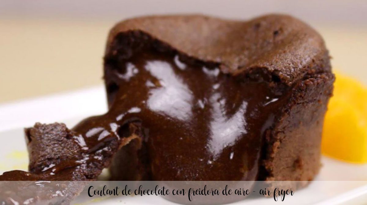Air fryer chocolate coulant - air fryer