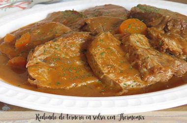 Round of veal in sauce with Thermomix