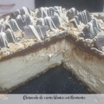 White cream cheesecake with thermomix