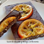 chocolate and orange nougat with thermomix