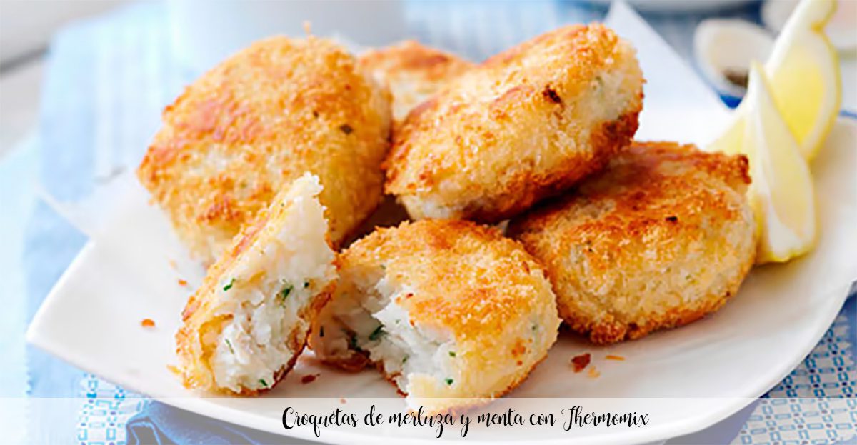 Hake and mint croquettes with Thermomix