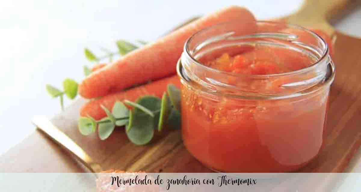 Carrot jam with Thermomix