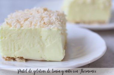 Lemon and cream jelly cake with Thermomix