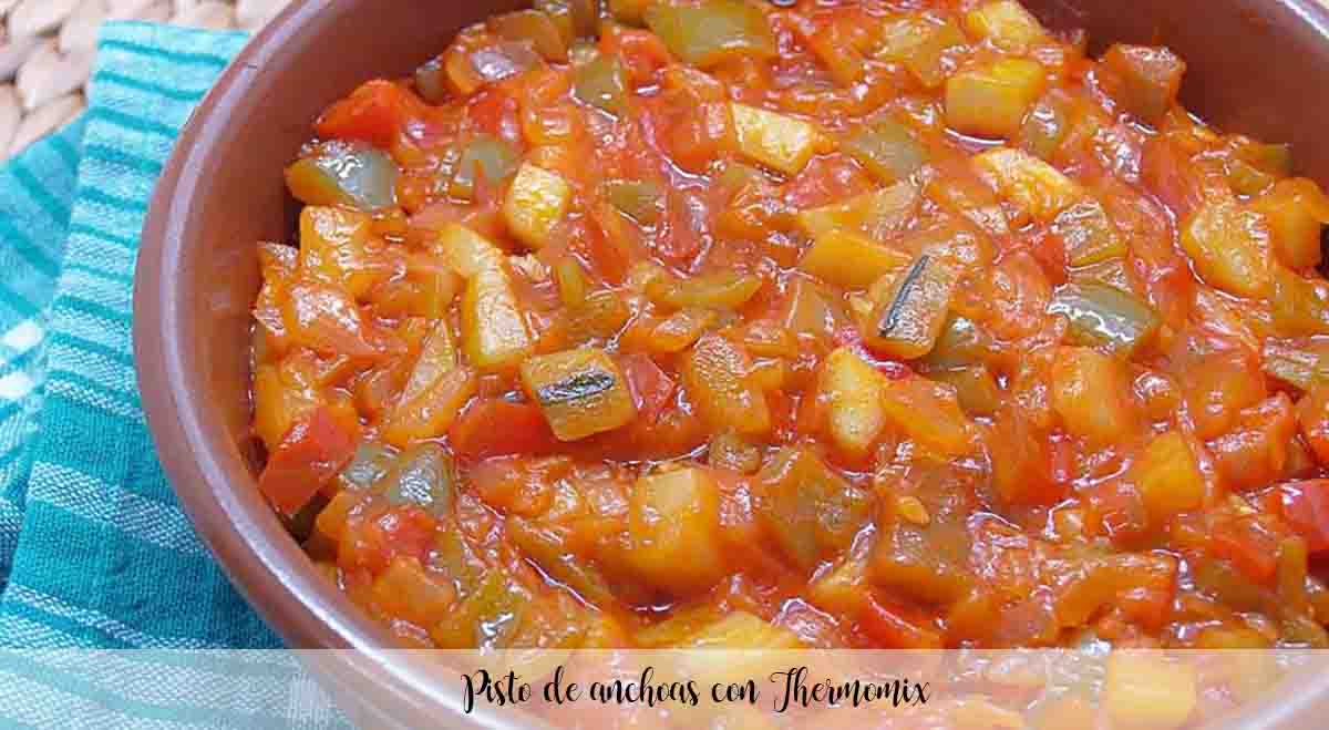Anchovy ratatouille with Thermomix