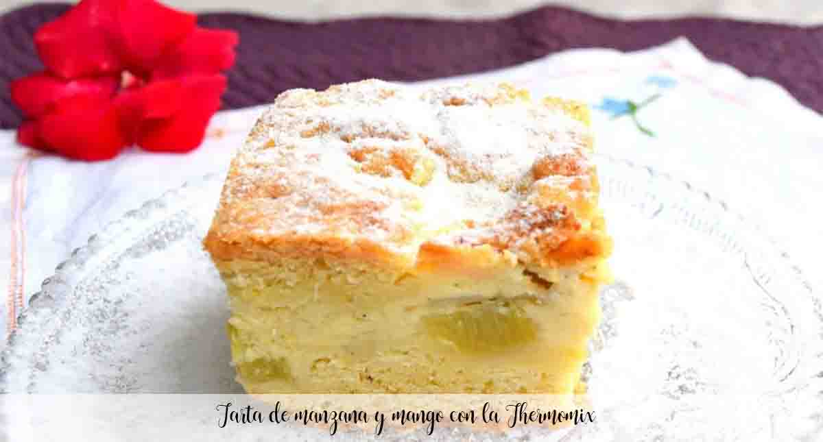 Apple and mango pie with the Thermomix