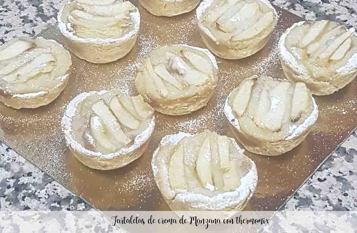 Apple cream tartlets with thermomix