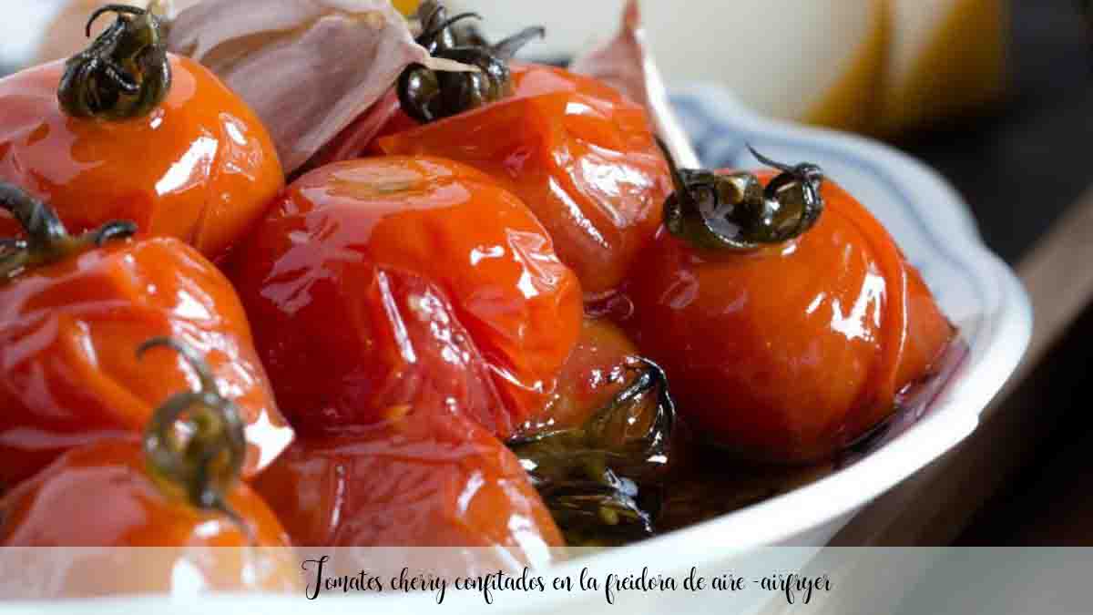 Candied cherry tomatoes in the air fryer -airfryer