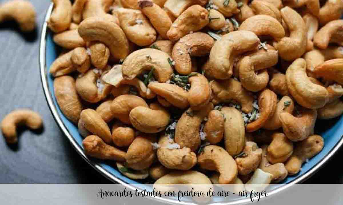 Roasted cashews with air fryer - air fryer