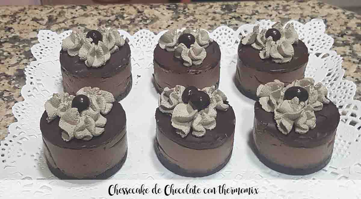 Chocolate cheesecake with thermomix