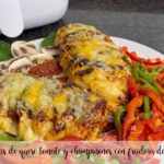 breasts stuffed with tomato cheese and mushrooms with air fryer - air fryer