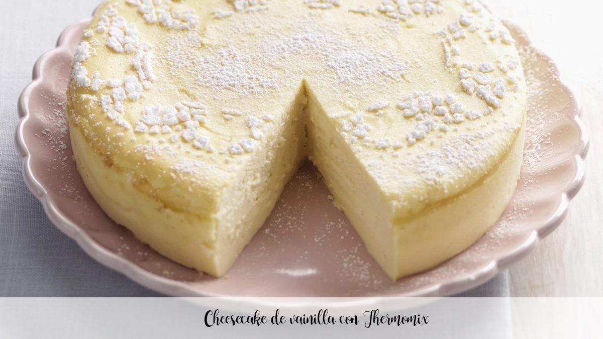 Vanilla cheesecake with Thermomix