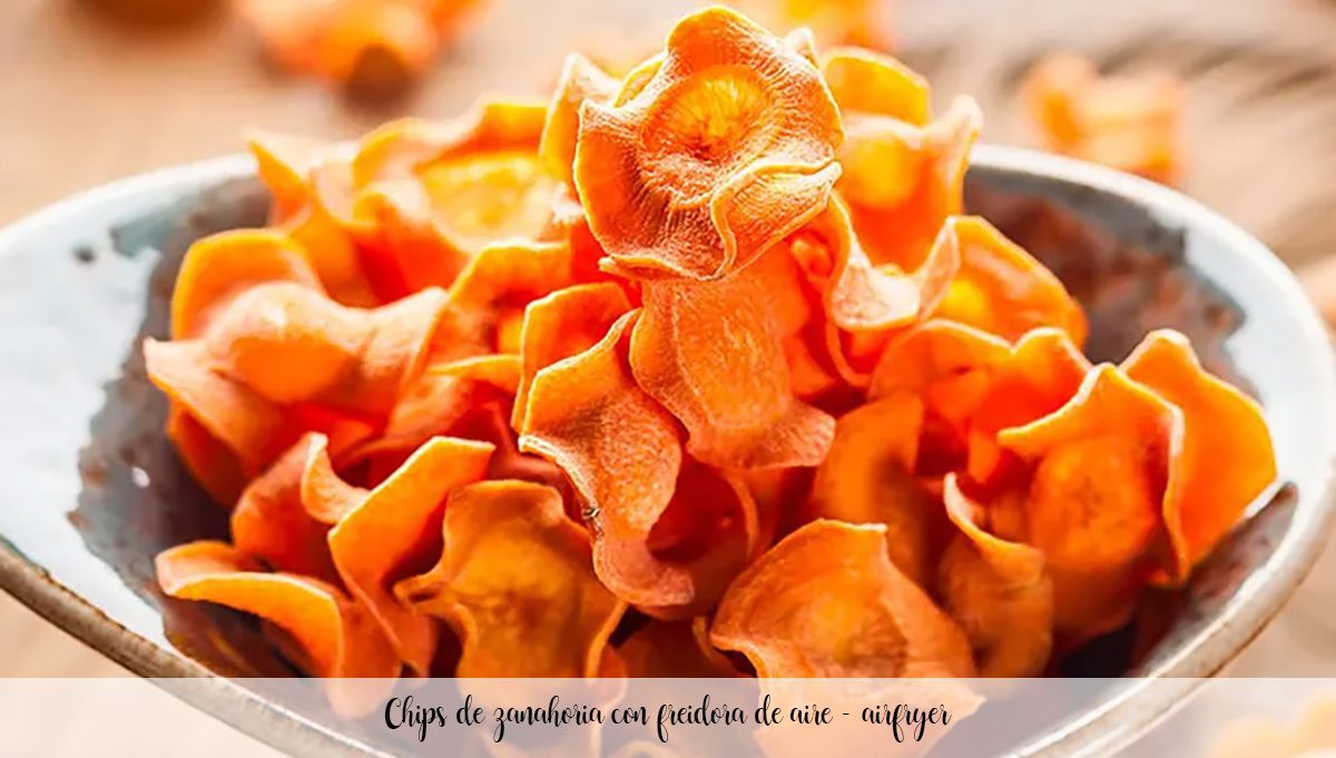Carrot chips with air fryer - airfryer