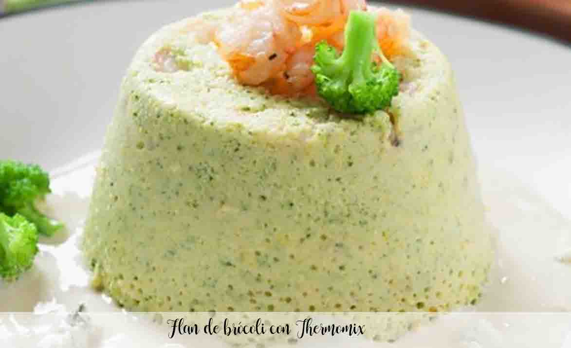 Broccoli flan with Thermomix