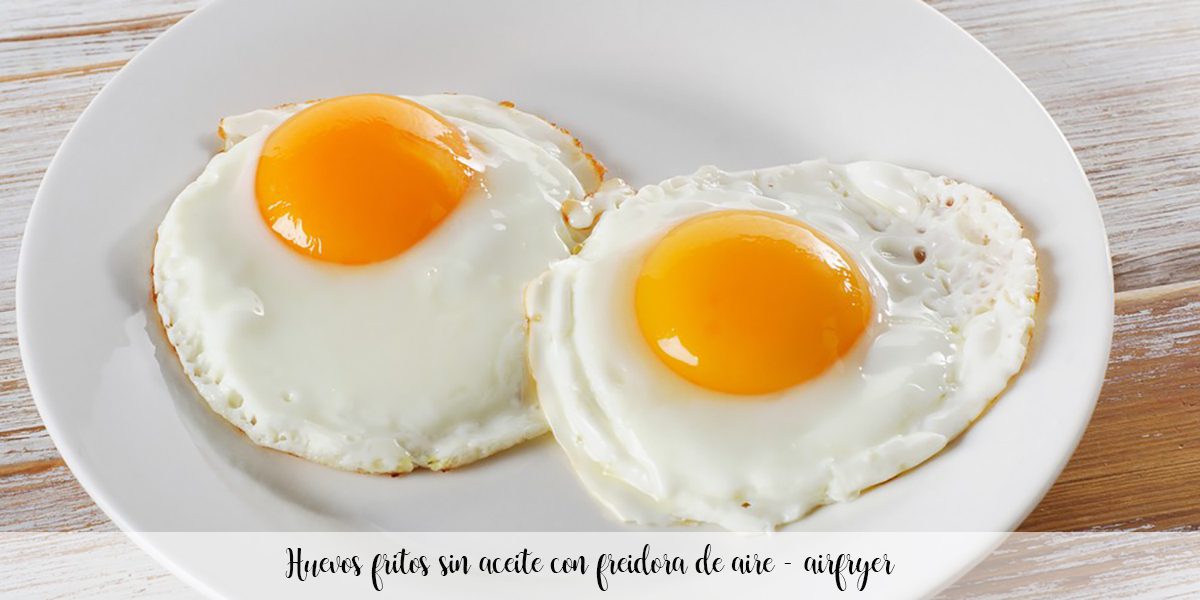 Fried eggs without oil with air fryer – airfryer