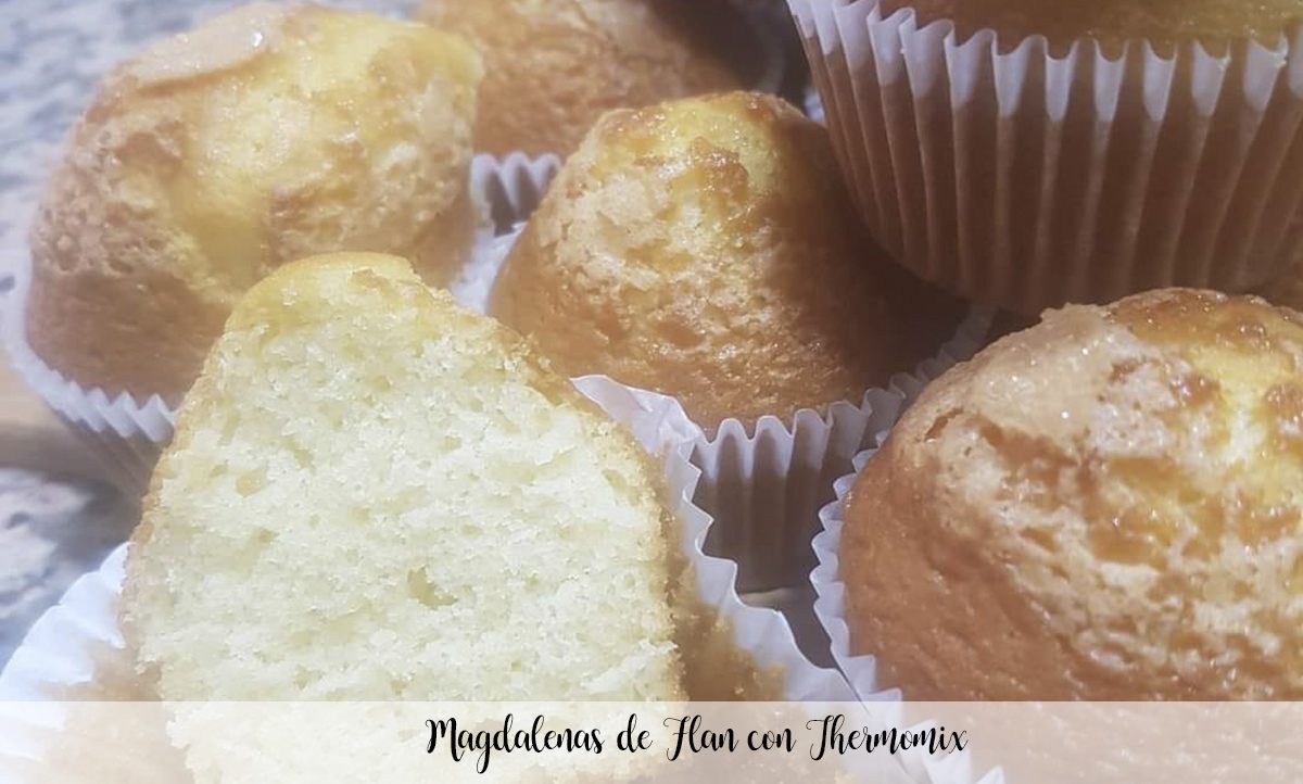 Flan Cupcakes with Themromix