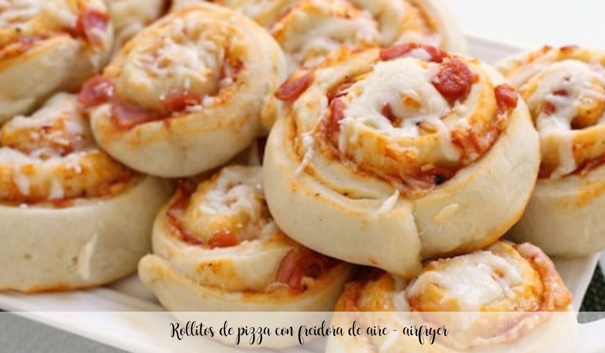 Pizza rolls with air fryer - airfryer