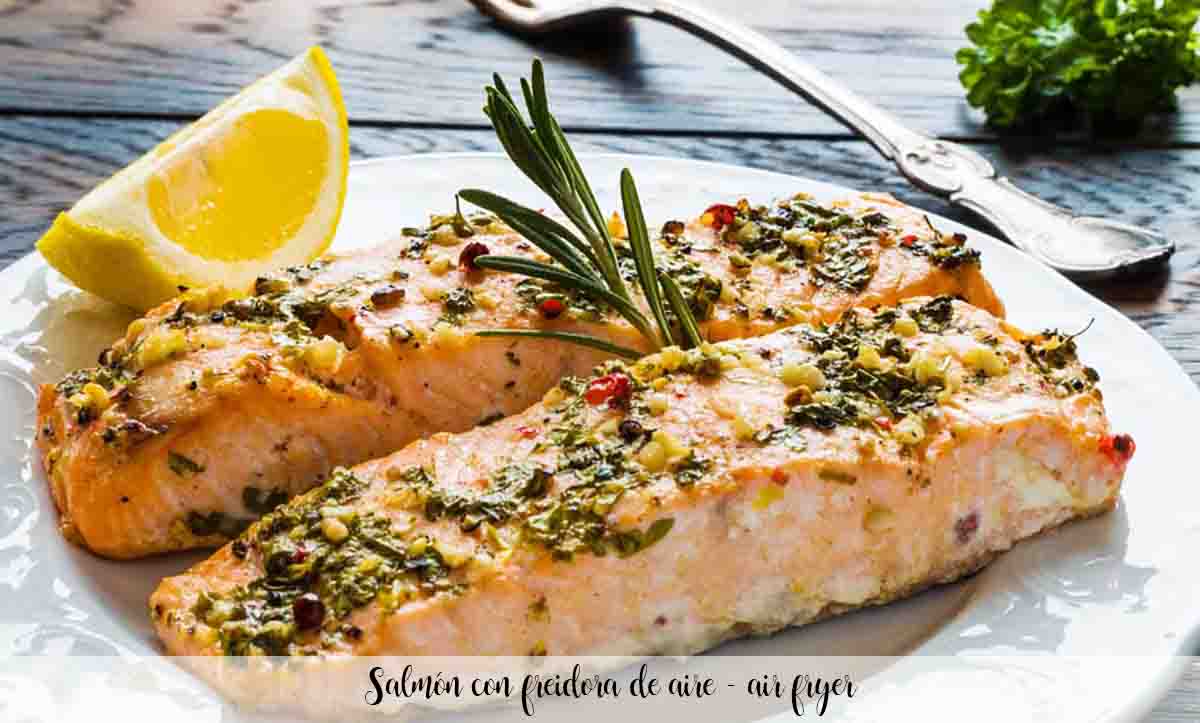 Salmon with air fryer - air fryer