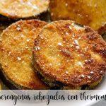 Eggplants battered with thermomix