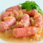 sausages in wine with thermomix