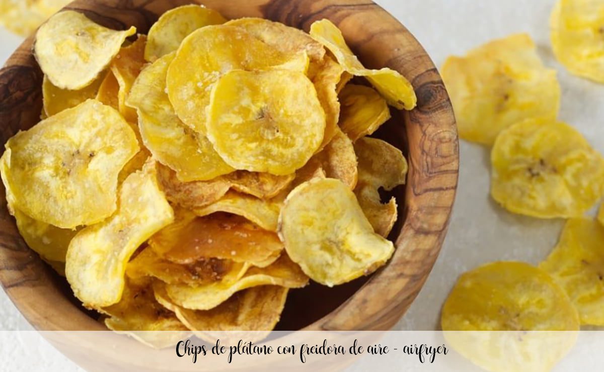 Plantain chips with air fryer - airfryer