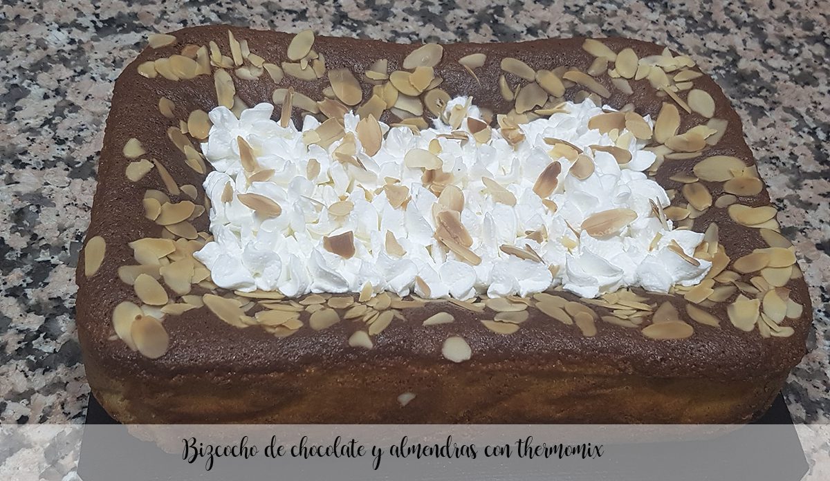 Chocolate and almond cake with thermomix