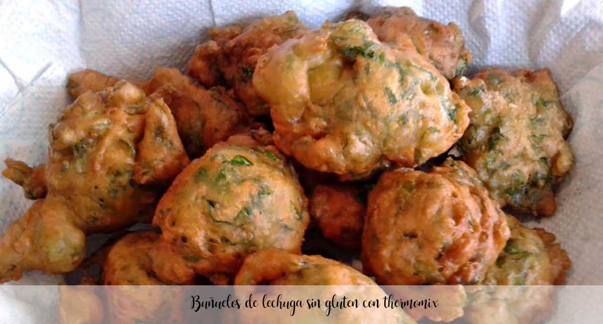 Gluten-free lettuce fritters with thermomix
