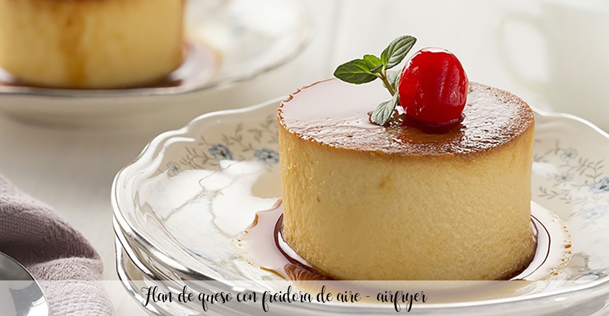 Cheese flan with air fryer - airfryer