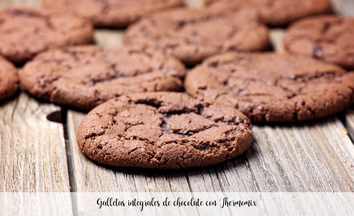 Integral chocolate cookies with Thermomix