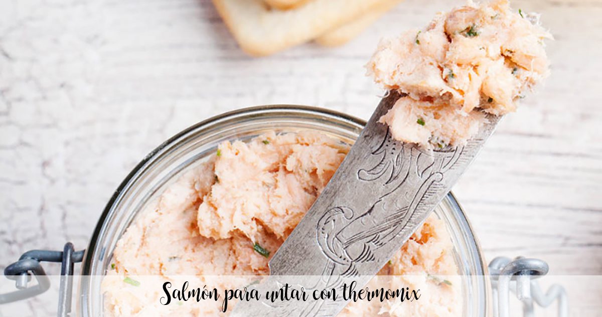 Salmon spread with thermomix