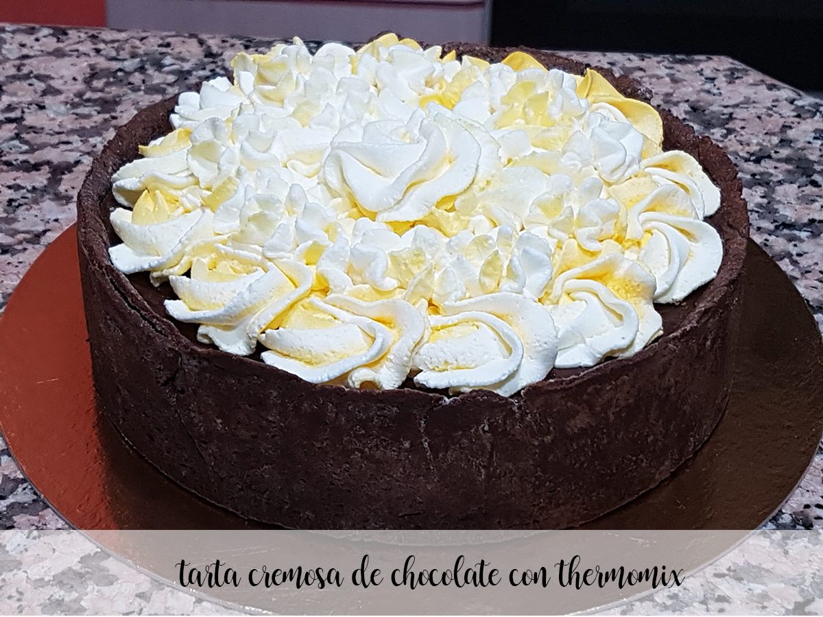creamy chocolate cake with thermomix