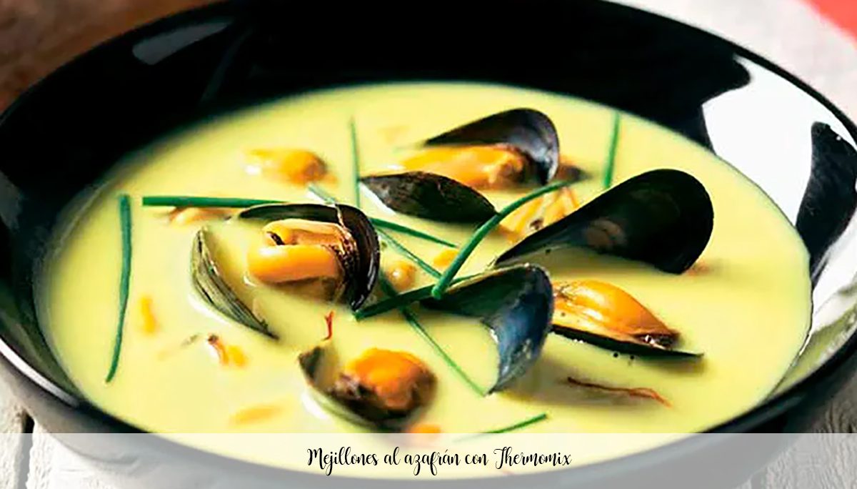 Saffron mussels with Thermomix