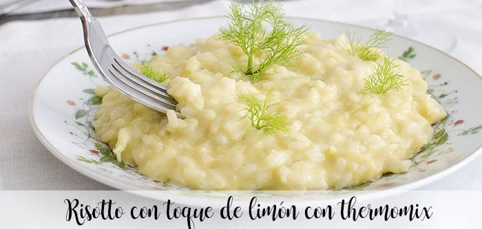 Risotto with a touch of lemon with thermomix