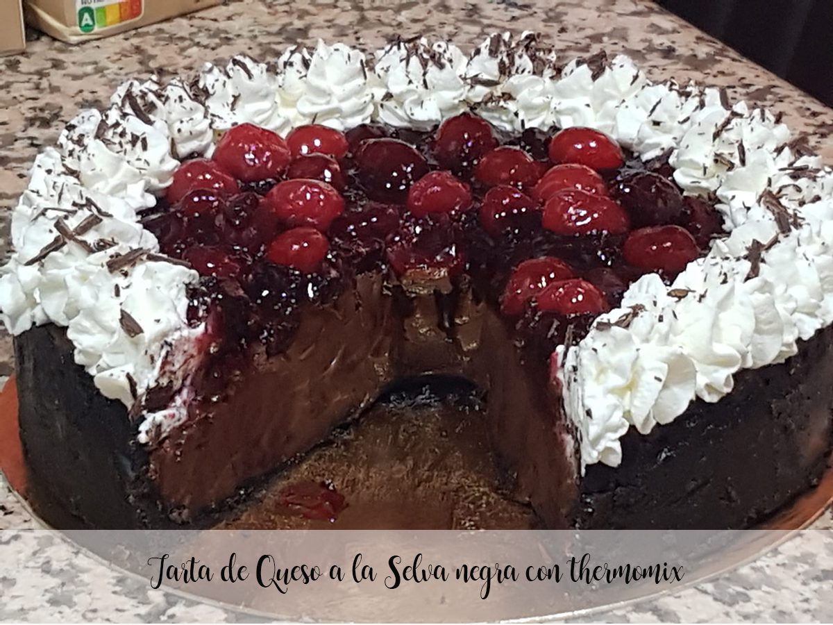 Black Forest Cheesecake with thermomix