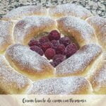 Cream brioche crown with thermomix