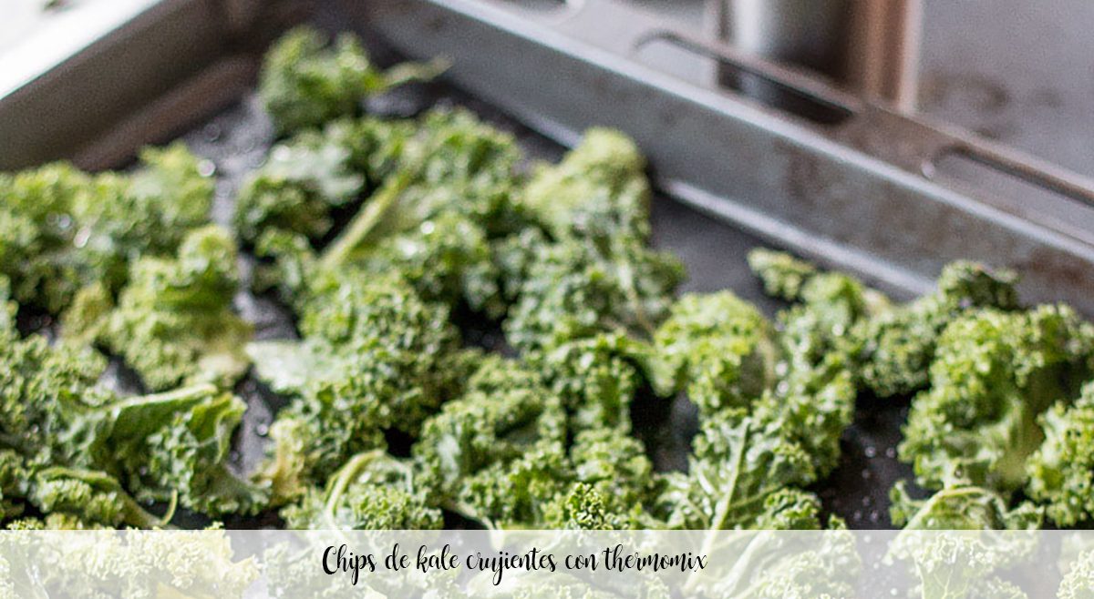 Crispy kale chips with thermomix