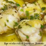 Monkfish in green sauce with Varoma with Thermomix